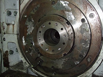 Завершение ремонта приводной части печатного барабана  машины “Theorema” фирмы “BIELLONI” (Италия)